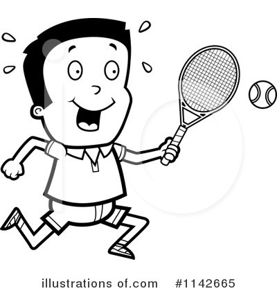 Royalty-Free (RF) Tennis Clipart Illustration by Cory Thoman - Stock Sample #1142665