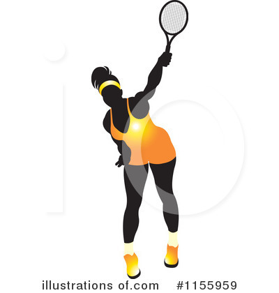 Royalty-Free (RF) Tennis Clipart Illustration by Lal Perera - Stock Sample #1155959