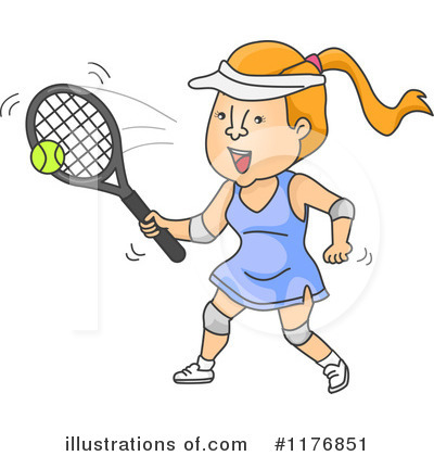 Royalty-Free (RF) Tennis Clipart Illustration by BNP Design Studio - Stock Sample #1176851