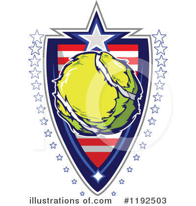 Royalty-Free (RF) Tennis Clipart Illustration by Chromaco - Stock Sample #1192503