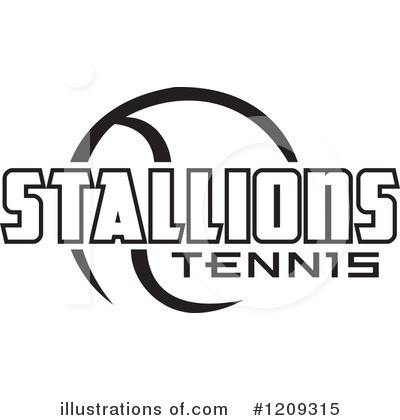 Royalty-Free (RF) Tennis Clipart Illustration by Johnny Sajem - Stock Sample #1209315