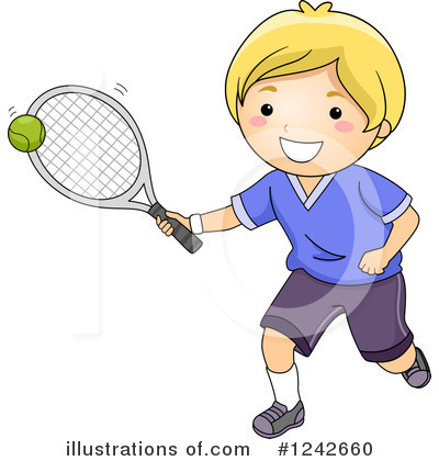 Royalty-Free (RF) Tennis Clipart Illustration by BNP Design Studio - Stock Sample #1242660