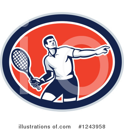 Tennis Clipart #1243958 by patrimonio