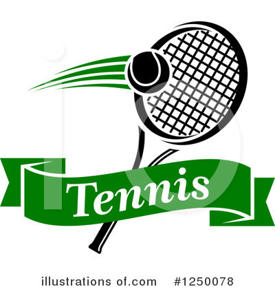 Royalty-Free (RF) Tennis Clipart Illustration by Vector Tradition SM - Stock Sample #1250078