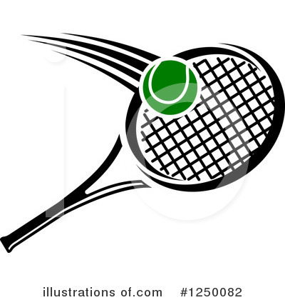 Royalty-Free (RF) Tennis Clipart Illustration by Vector Tradition SM - Stock Sample #1250082