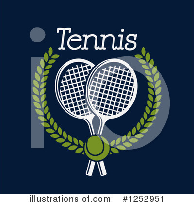 Royalty-Free (RF) Tennis Clipart Illustration by Vector Tradition SM - Stock Sample #1252951