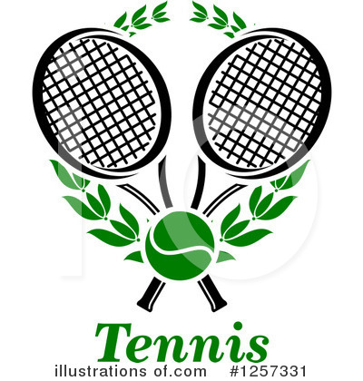 Royalty-Free (RF) Tennis Clipart Illustration by Vector Tradition SM - Stock Sample #1257331