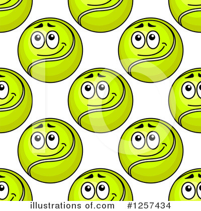 Royalty-Free (RF) Tennis Clipart Illustration by Vector Tradition SM - Stock Sample #1257434
