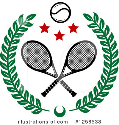 Royalty-Free (RF) Tennis Clipart Illustration by Vector Tradition SM - Stock Sample #1258533