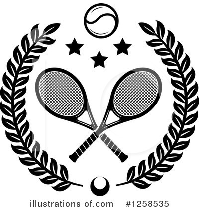 Royalty-Free (RF) Tennis Clipart Illustration by Vector Tradition SM - Stock Sample #1258535