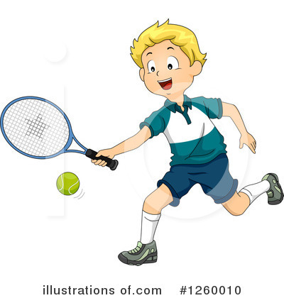 Royalty-Free (RF) Tennis Clipart Illustration by BNP Design Studio - Stock Sample #1260010