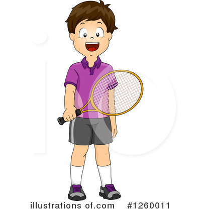 Royalty-Free (RF) Tennis Clipart Illustration by BNP Design Studio - Stock Sample #1260011