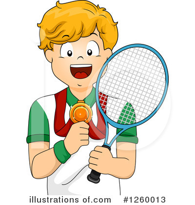 Royalty-Free (RF) Tennis Clipart Illustration by BNP Design Studio - Stock Sample #1260013
