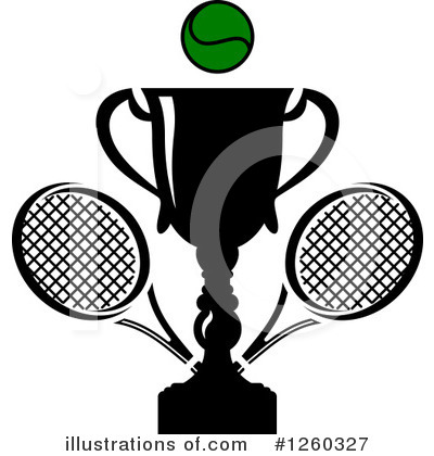 Royalty-Free (RF) Tennis Clipart Illustration by Vector Tradition SM - Stock Sample #1260327