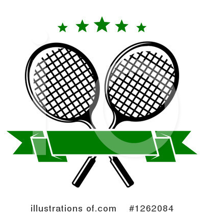 Royalty-Free (RF) Tennis Clipart Illustration by Vector Tradition SM - Stock Sample #1262084