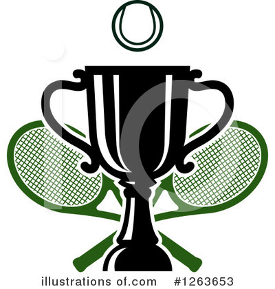 Royalty-Free (RF) Tennis Clipart Illustration by Vector Tradition SM - Stock Sample #1263653