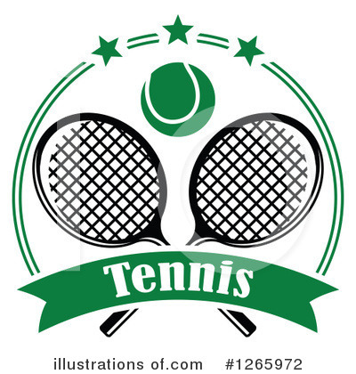 Royalty-Free (RF) Tennis Clipart Illustration by Vector Tradition SM - Stock Sample #1265972