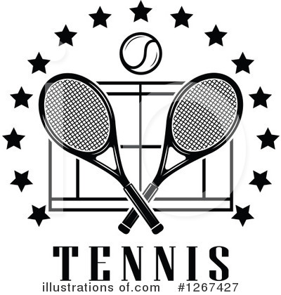 Royalty-Free (RF) Tennis Clipart Illustration by Vector Tradition SM - Stock Sample #1267427