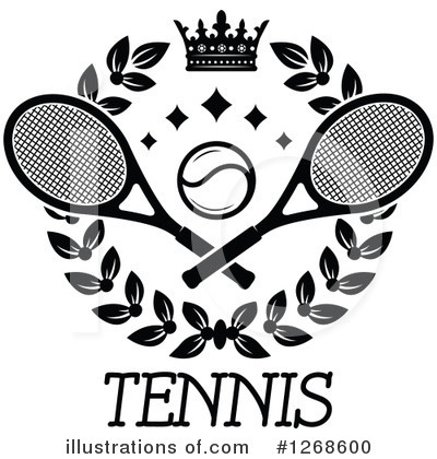 Royalty-Free (RF) Tennis Clipart Illustration by Vector Tradition SM - Stock Sample #1268600