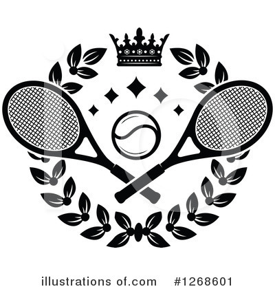 Royalty-Free (RF) Tennis Clipart Illustration by Vector Tradition SM - Stock Sample #1268601