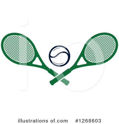 Royalty-Free (RF) Tennis Clipart Illustration by Vector Tradition SM - Stock Sample #1268603