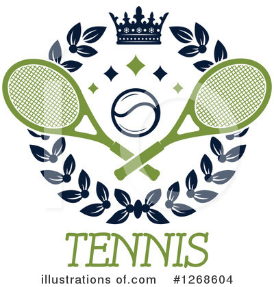 Royalty-Free (RF) Tennis Clipart Illustration by Vector Tradition SM - Stock Sample #1268604