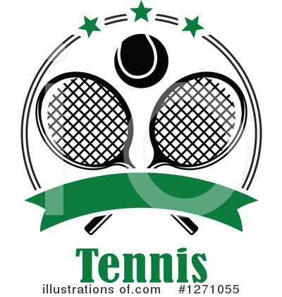 Royalty-Free (RF) Tennis Clipart Illustration by Vector Tradition SM - Stock Sample #1271055