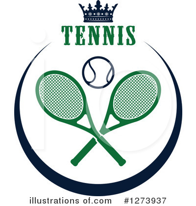 Royalty-Free (RF) Tennis Clipart Illustration by Vector Tradition SM - Stock Sample #1273937