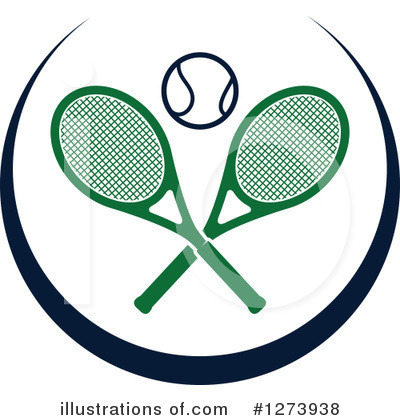 Royalty-Free (RF) Tennis Clipart Illustration by Vector Tradition SM - Stock Sample #1273938