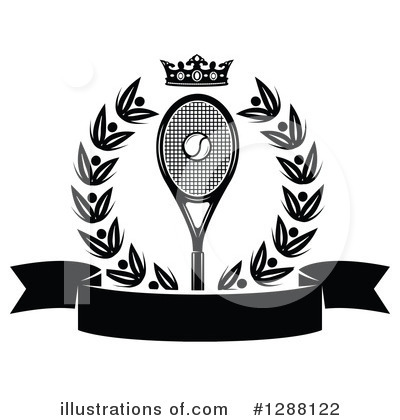 Royalty-Free (RF) Tennis Clipart Illustration by Vector Tradition SM - Stock Sample #1288122