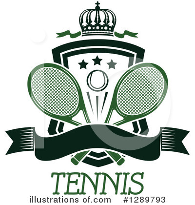 Royalty-Free (RF) Tennis Clipart Illustration by Vector Tradition SM - Stock Sample #1289793