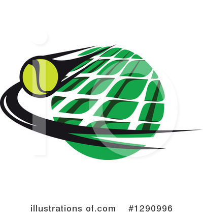 Royalty-Free (RF) Tennis Clipart Illustration by Vector Tradition SM - Stock Sample #1290996