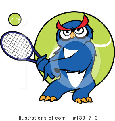 Royalty-Free (RF) Tennis Clipart Illustration by Vector Tradition SM - Stock Sample #1301713