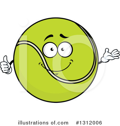 Royalty-Free (RF) Tennis Clipart Illustration by Vector Tradition SM - Stock Sample #1312006