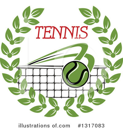 Royalty-Free (RF) Tennis Clipart Illustration by Vector Tradition SM - Stock Sample #1317083