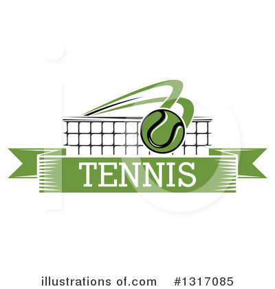 Royalty-Free (RF) Tennis Clipart Illustration by Vector Tradition SM - Stock Sample #1317085