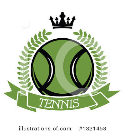 Royalty-Free (RF) Tennis Clipart Illustration by Vector Tradition SM - Stock Sample #1321458