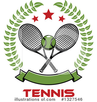 Royalty-Free (RF) Tennis Clipart Illustration by Vector Tradition SM - Stock Sample #1327546