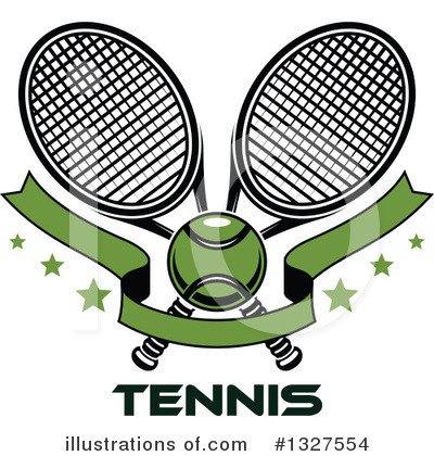 Royalty-Free (RF) Tennis Clipart Illustration by Vector Tradition SM - Stock Sample #1327554