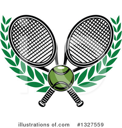 Royalty-Free (RF) Tennis Clipart Illustration by Vector Tradition SM - Stock Sample #1327559