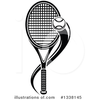 Tennis Clipart #1338145 by Vector Tradition SM