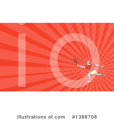 Royalty-Free (RF) Tennis Clipart Illustration by patrimonio - Stock Sample #1388708