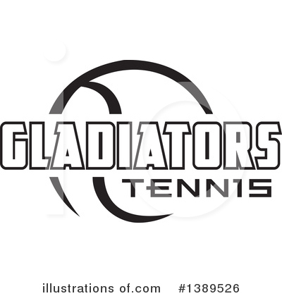 Tennis Clipart #1389526 by Johnny Sajem