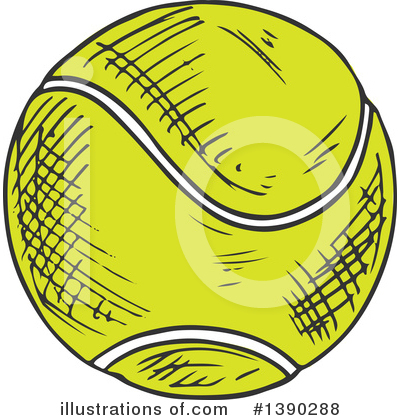 Royalty-Free (RF) Tennis Clipart Illustration by Vector Tradition SM - Stock Sample #1390288