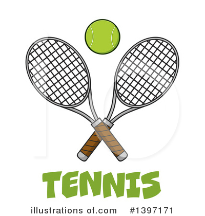 Tennis Racket Clipart #1397171 by Hit Toon