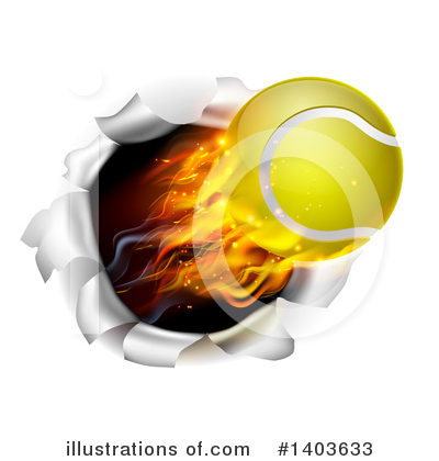 Royalty-Free (RF) Tennis Clipart Illustration by AtStockIllustration - Stock Sample #1403633