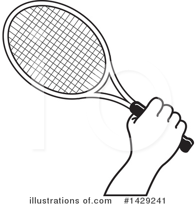 Royalty-Free (RF) Tennis Clipart Illustration by Lal Perera - Stock Sample #1429241