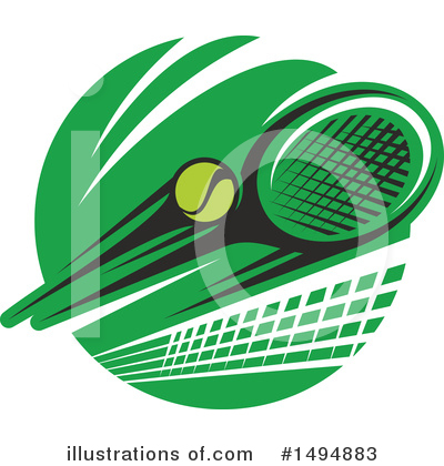 Royalty-Free (RF) Tennis Clipart Illustration by Vector Tradition SM - Stock Sample #1494883