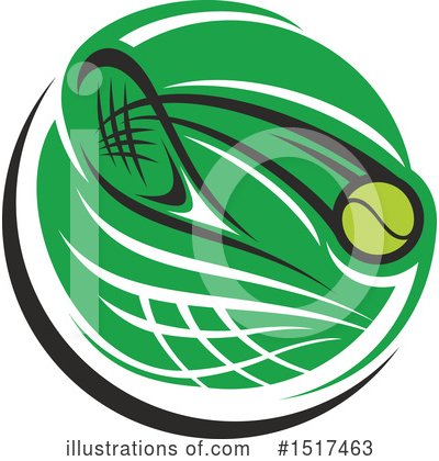 Royalty-Free (RF) Tennis Clipart Illustration by Vector Tradition SM - Stock Sample #1517463