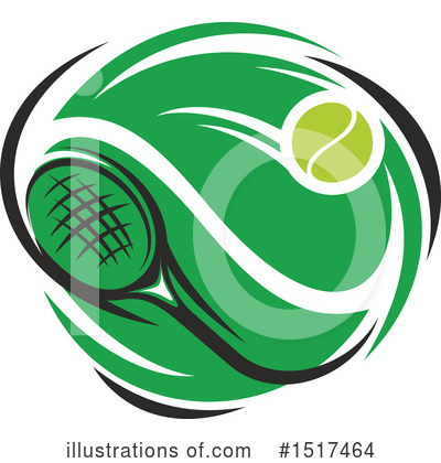 Royalty-Free (RF) Tennis Clipart Illustration by Vector Tradition SM - Stock Sample #1517464